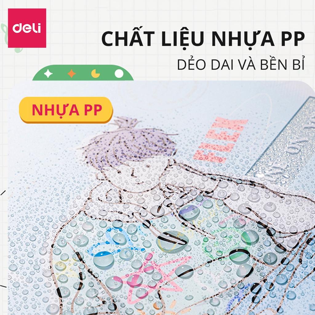 File lá học sinh phiên bản Vương Nguyên YYDL Deli - Khổ A4 40 lá hình chàng trai - 1 chiếc - 72754