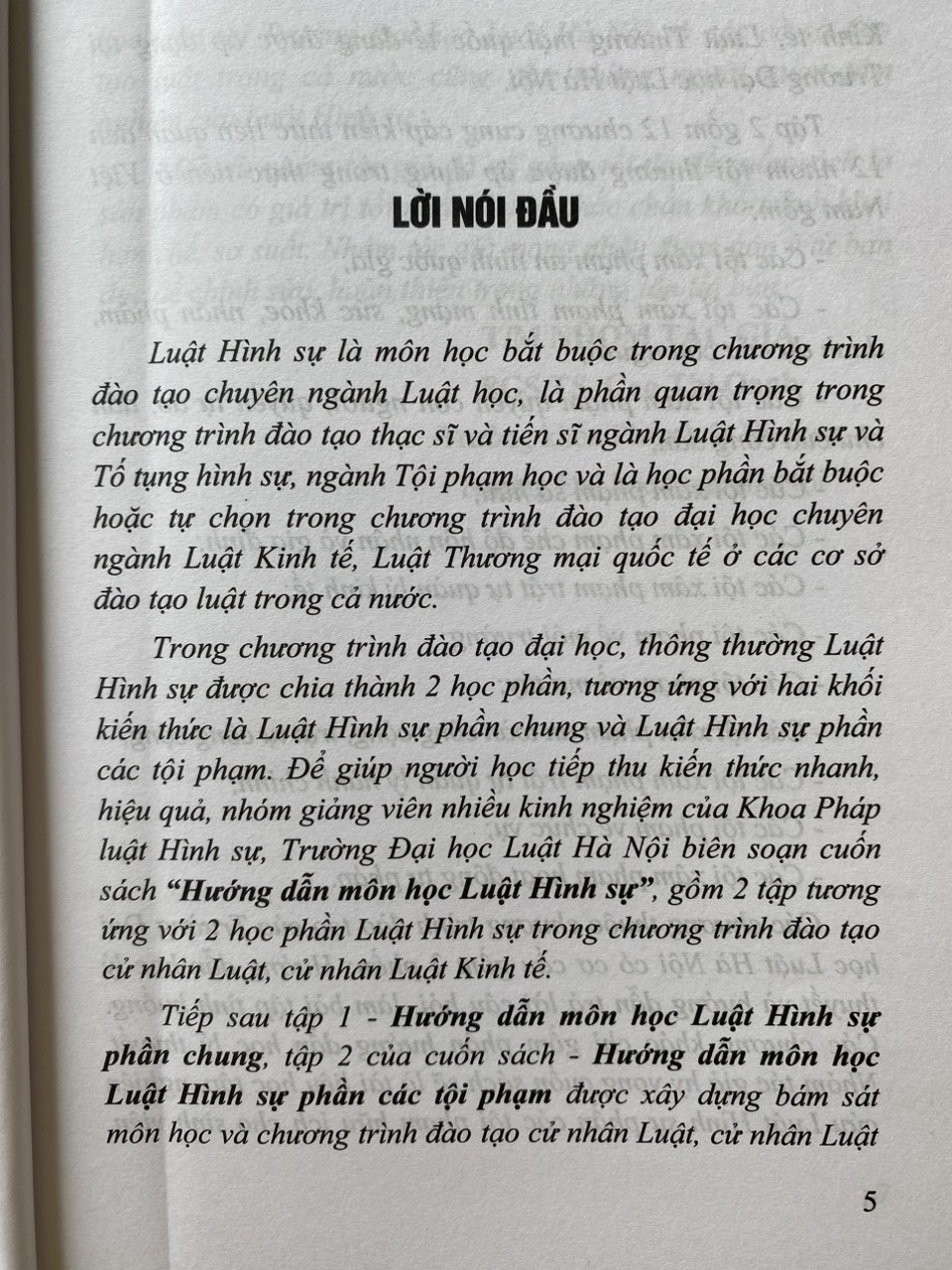 Hướng dẫn môn học Luật Hình Sự - Phần Các Tội Phạm