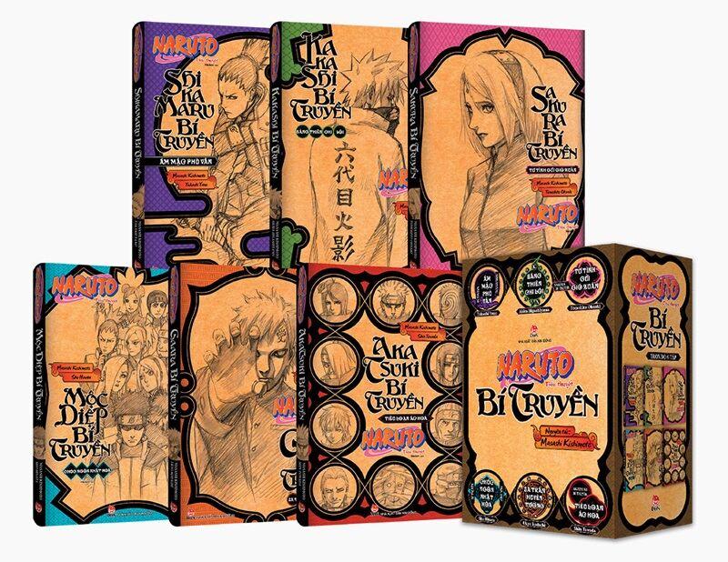 Box Set Tiểu Thuyết Naruto Bí Truyền - Bộ 6 Tập