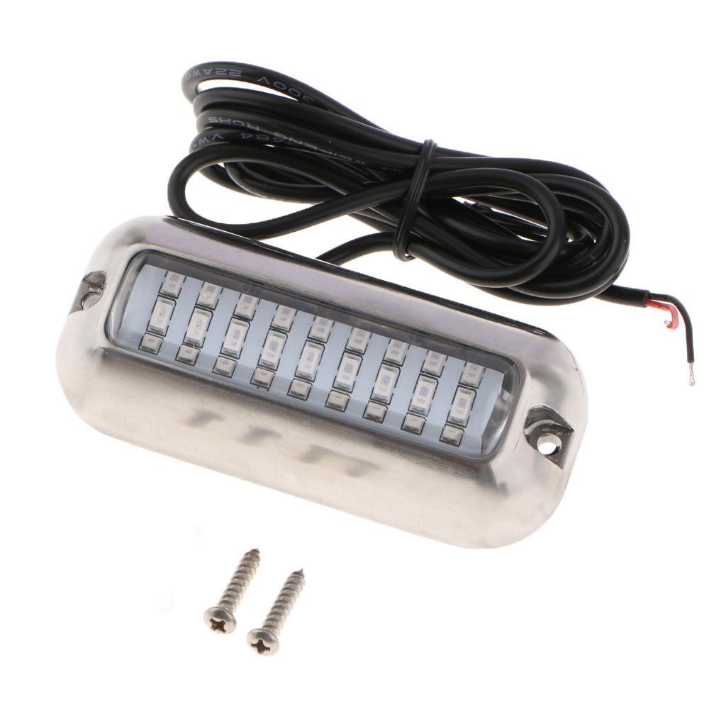 316 Stainless Steel 27 LED Underwater Pontoon Marine Boat Transom Light