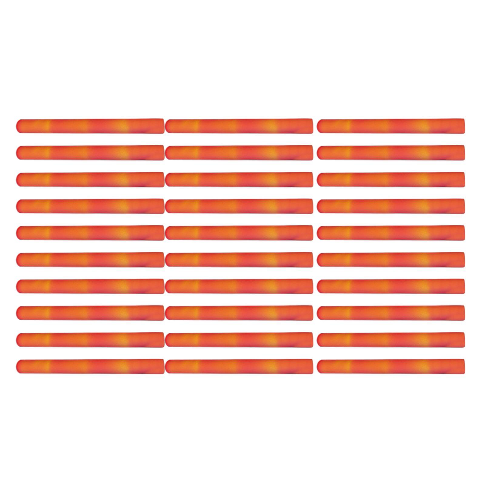 30x Light up Foam Sticks Sticks for Sporting Events Wedding Holiday