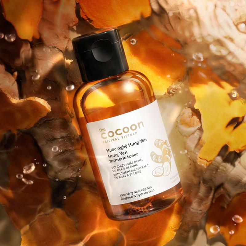 Nước Hoa Hồng Làm Sáng Da Từ Nước Nghệ Hưng Yên Cocoon Hung Yen Turmeric Toner