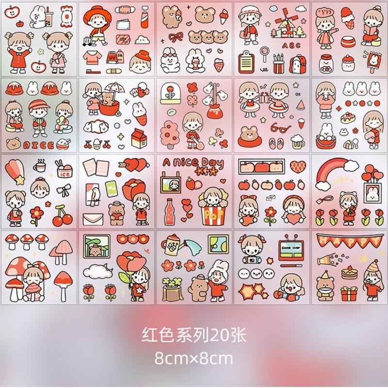 Sticker dán trang trí bình nước