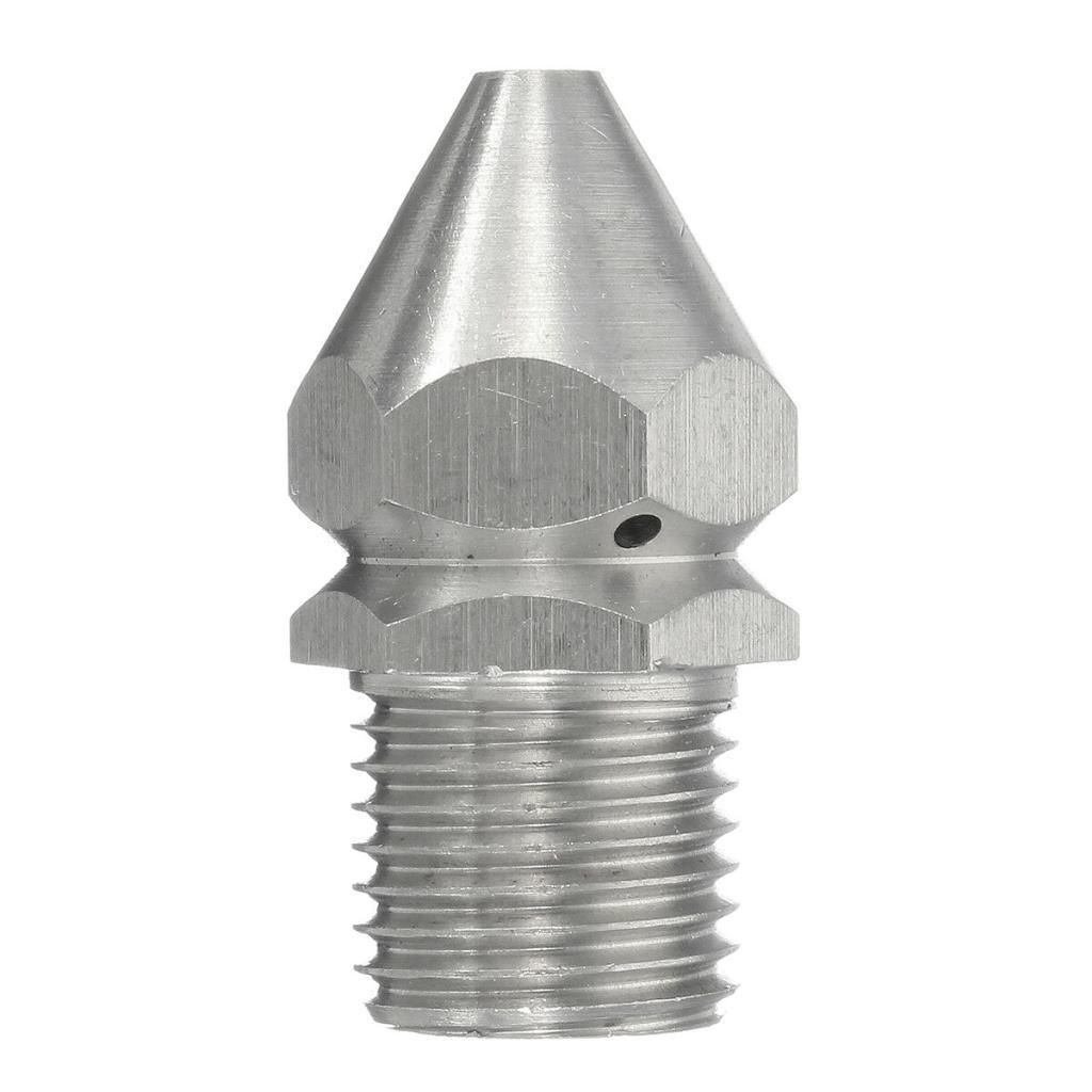 2x Stainless Steel Spray Nozzle Heads Cleaning Water Connector Water Jet Sprayers For Pressure Washer 1/4 ''