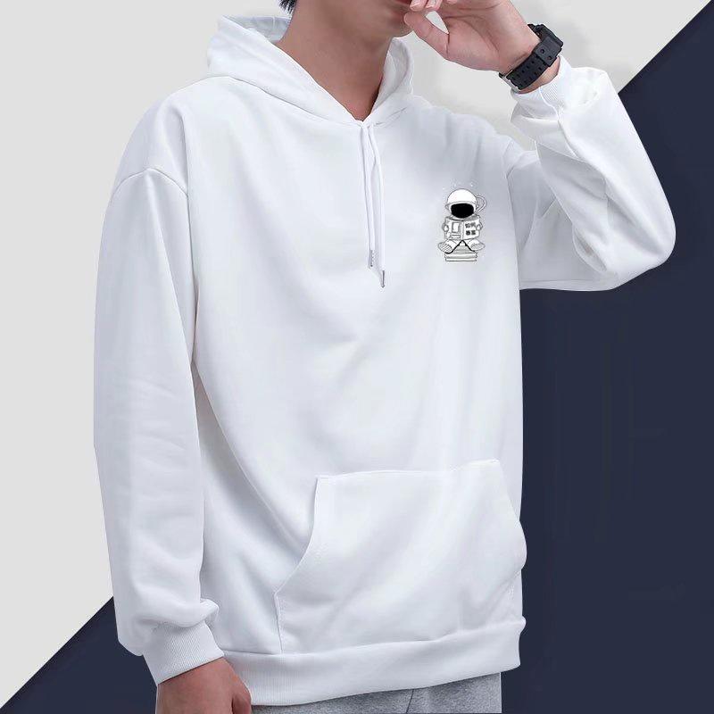 Áo Hoodie In Họa Tiết Phi Hành Gia Phong Cách Đường Phố Hàn Quốc Thời Trang Thu Đông Cho Nam M-8XL