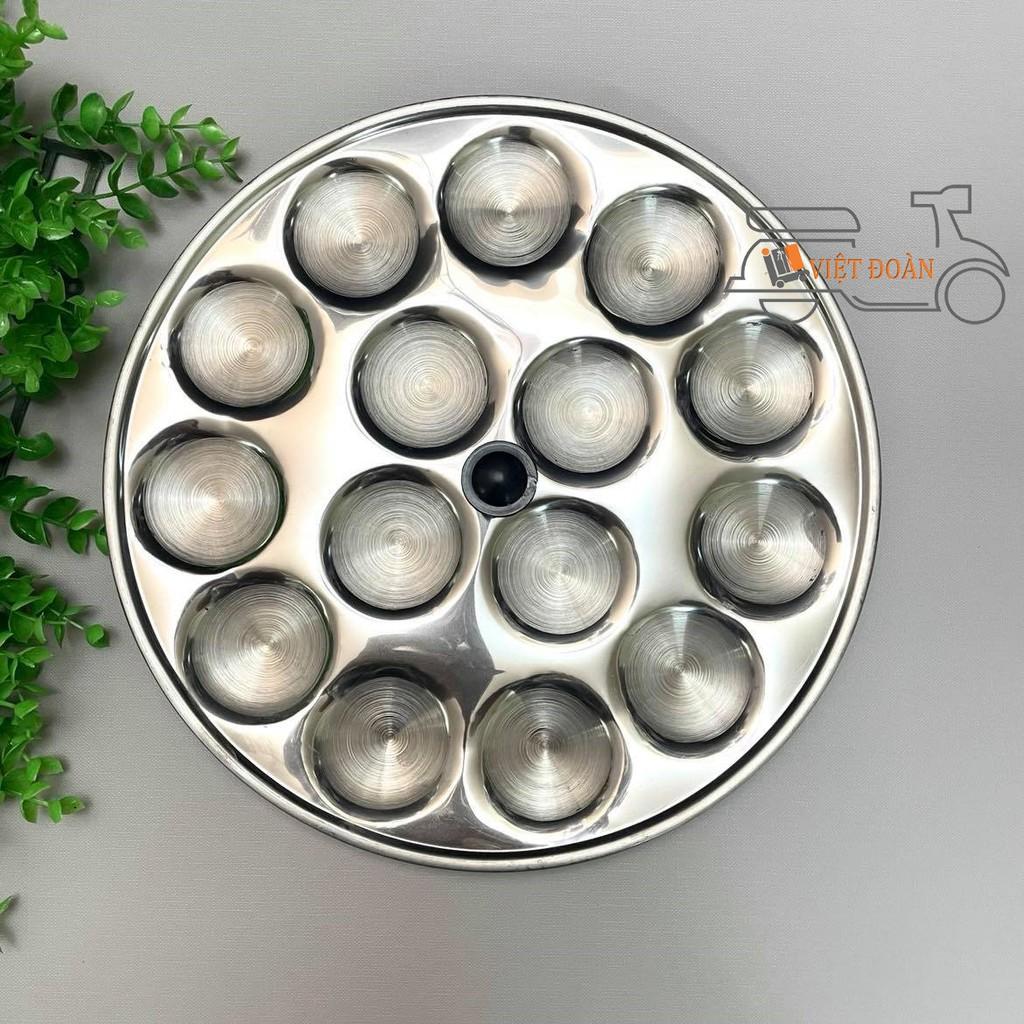 Khuôn Bánh Bèo, Bánh Bò - Inox tiện lợi có nút cầm chống nóng - Nhiều Kích Cỡ