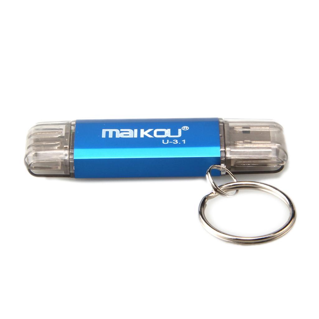 2 in 1 USB 3.0+Type C OTG Flash Drive Memory Stick 256GB