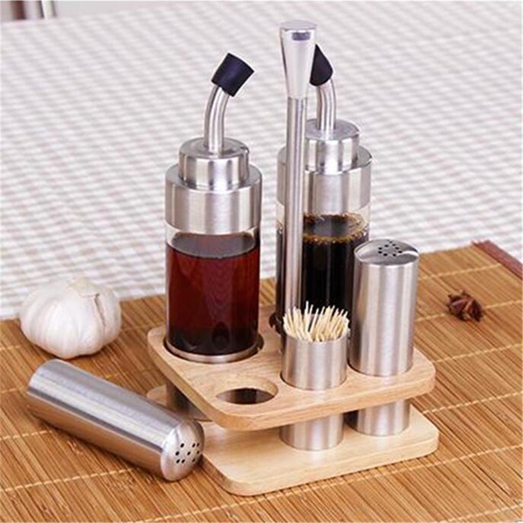 Seasoning Box Stainless Steel Home Condiment Storage Box for Restaurant