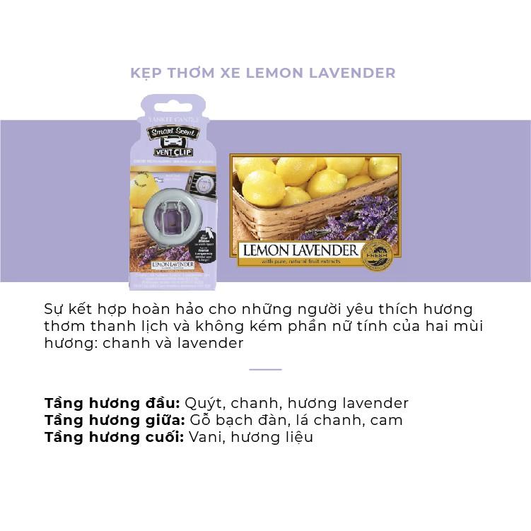 Kẹp thơm xe Yankee Candle - Lemon Lavender