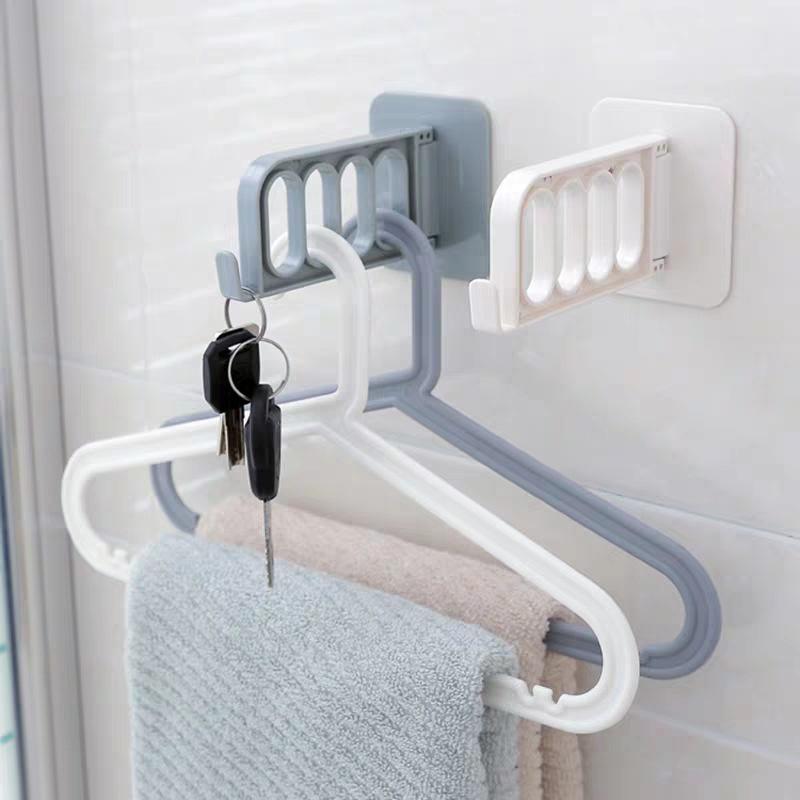 MÓC DÁN TƯỜNG NHỰA ABS 4 Ô TIỆN DỤNG KHÔNG CẦN KHOAN LỖ , ĐỤC TƯỜNG GIÚP KHÔNG GIAN THÊM GỌN GÀNG BỀN ĐẸP