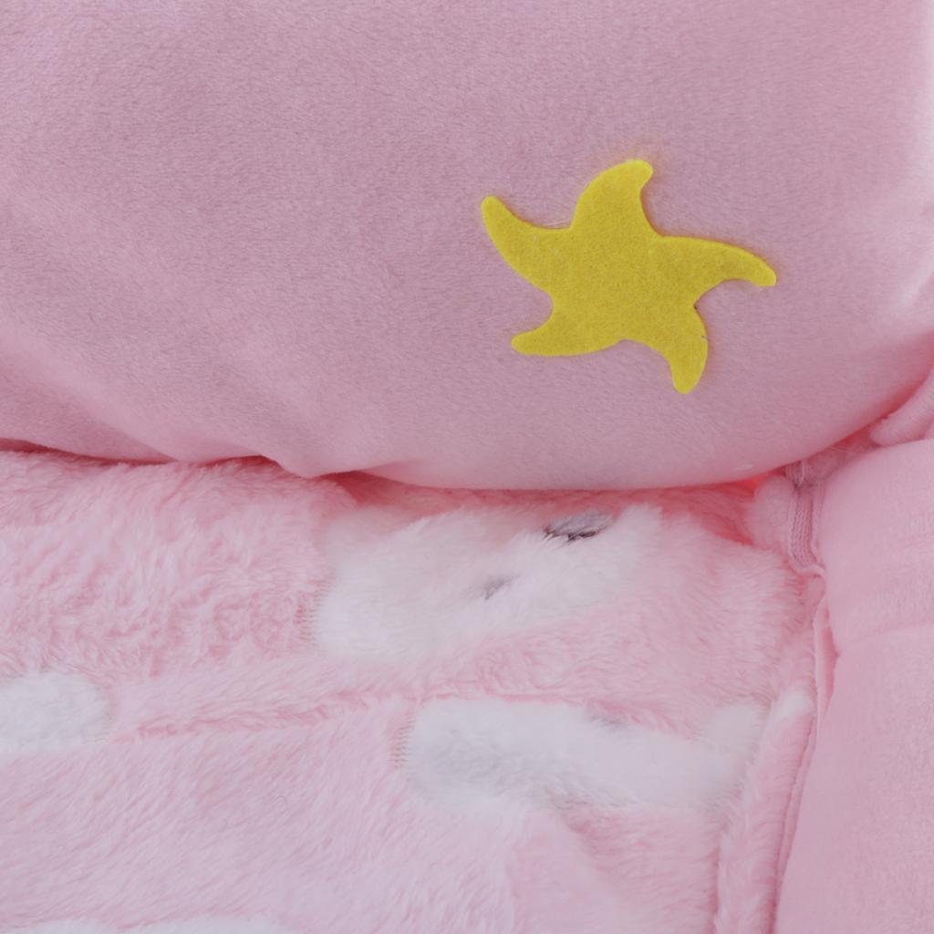 Small Pet Hamster Gerbil Sleeping Bed Soft Nest Mattress Winter Warm Pink