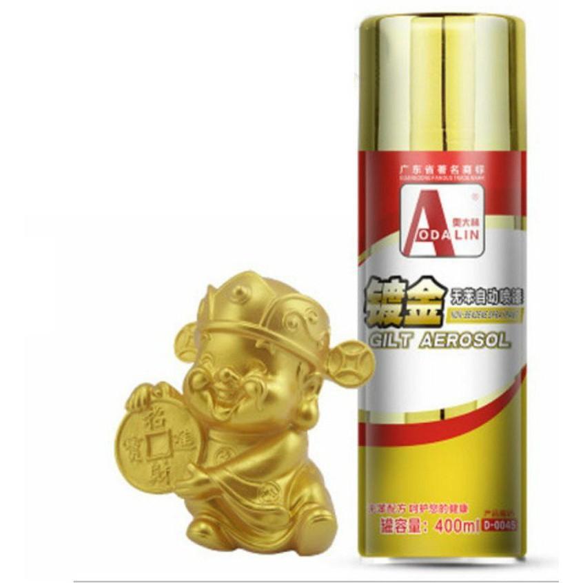 EuroQuality Sơn xịt hiệu ứng vàng 18K Gold Paint chống nước 2018