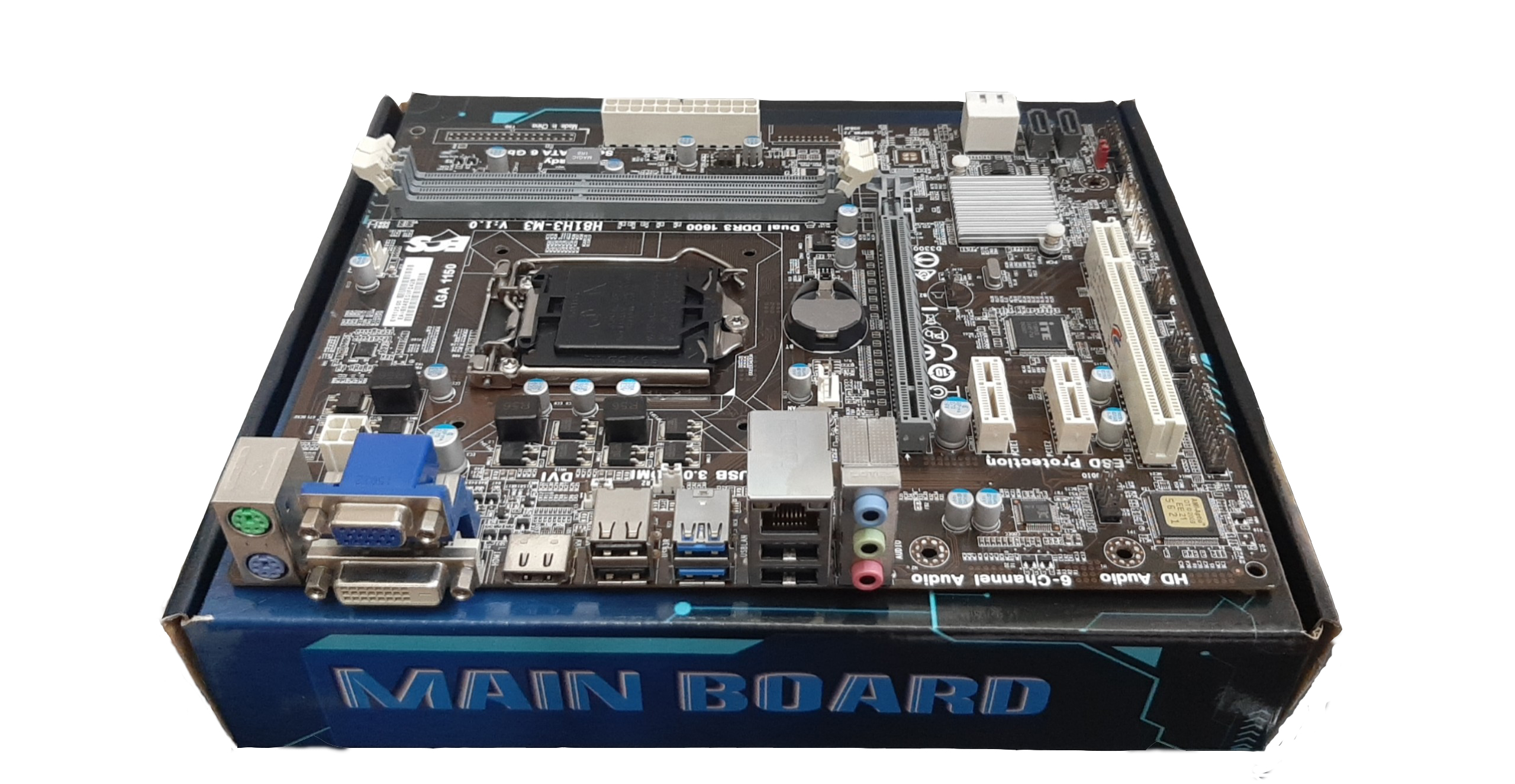 Bo Mạch Chủ Main ECS H81H3-M3 RAM DDR3 socket LGA1150 - Hàng Nhập Khẩu