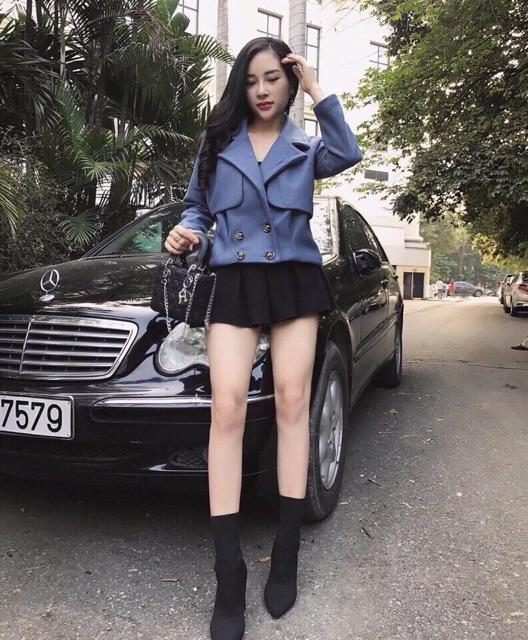 Áo khoác dạ ngắn Full tag mác