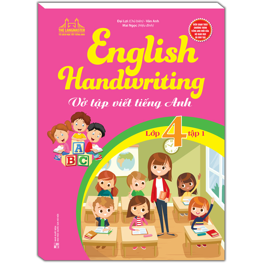 English Handwriting - Vở Tập Viết Tiếng Anh Lớp 4 - Tập 1