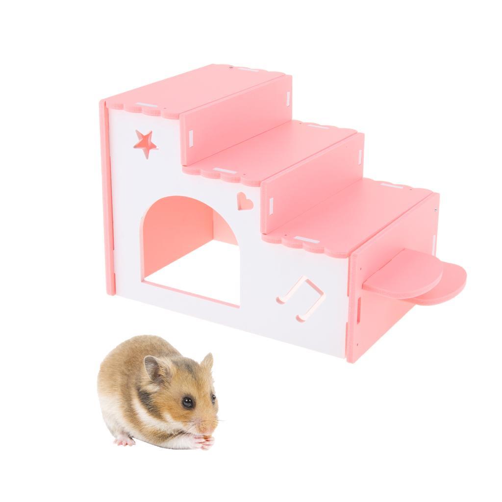 Small Animals Hamster House Cages Squirrel Villa Hut Play Toy