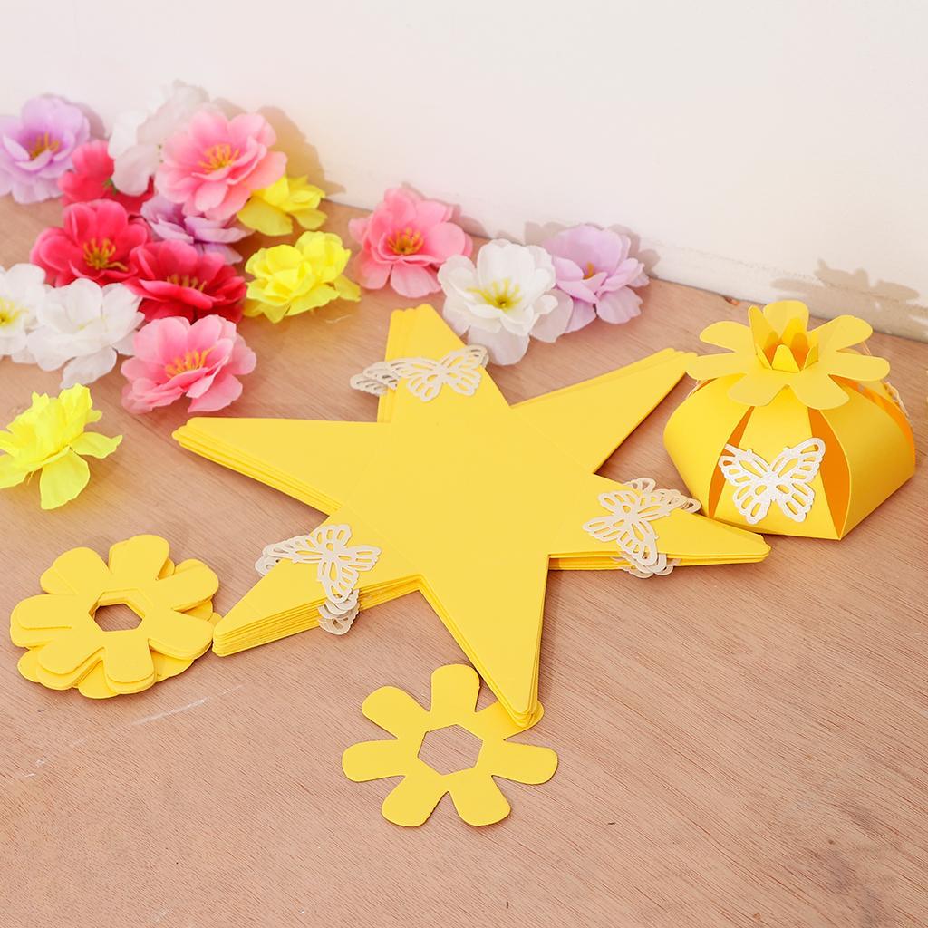12pcs Novelty Butterfly Candy Gift Boxes DIY Wedding Birthday Favors