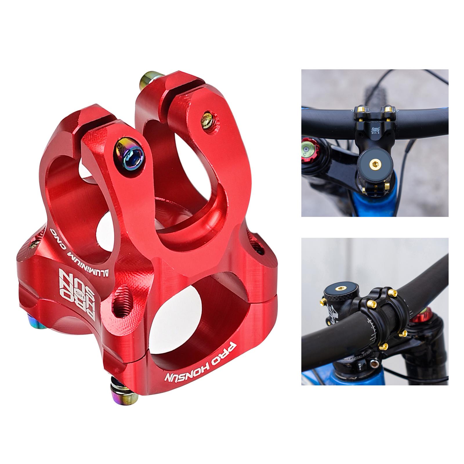 Bicycle Aluminium Alloy MTB Mountain Bike Handlebar Stem 31.8mm