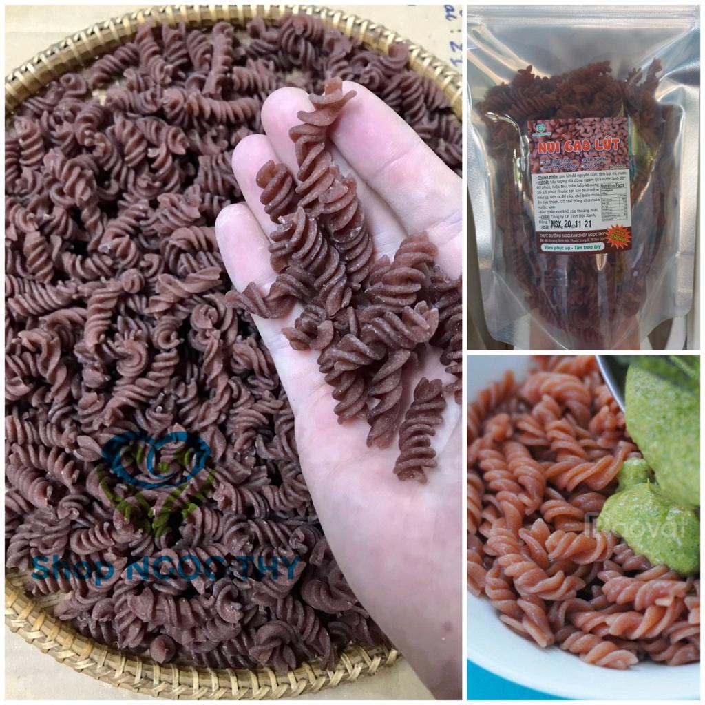 Nui XOẮN gạo lứt gói 100gr, dùng xào trộn eatclean NT Food