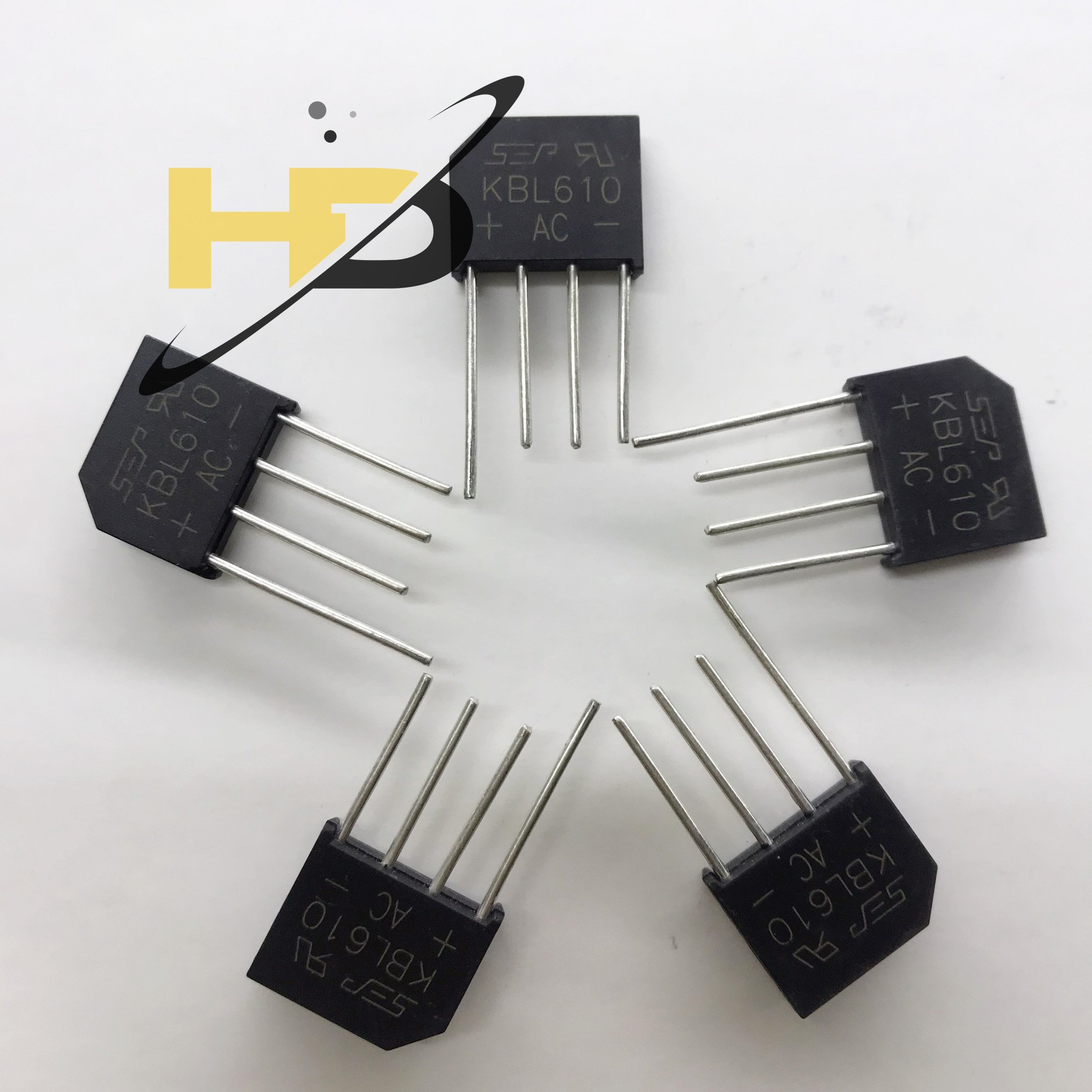 Diode Cầu KBL610 6A 1000V Vuông Mới