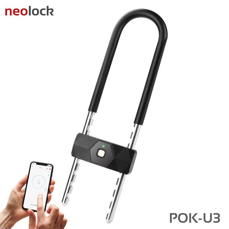 Khoá cửa kính, khoá xe máy thông minh neolock neoPOK-U3