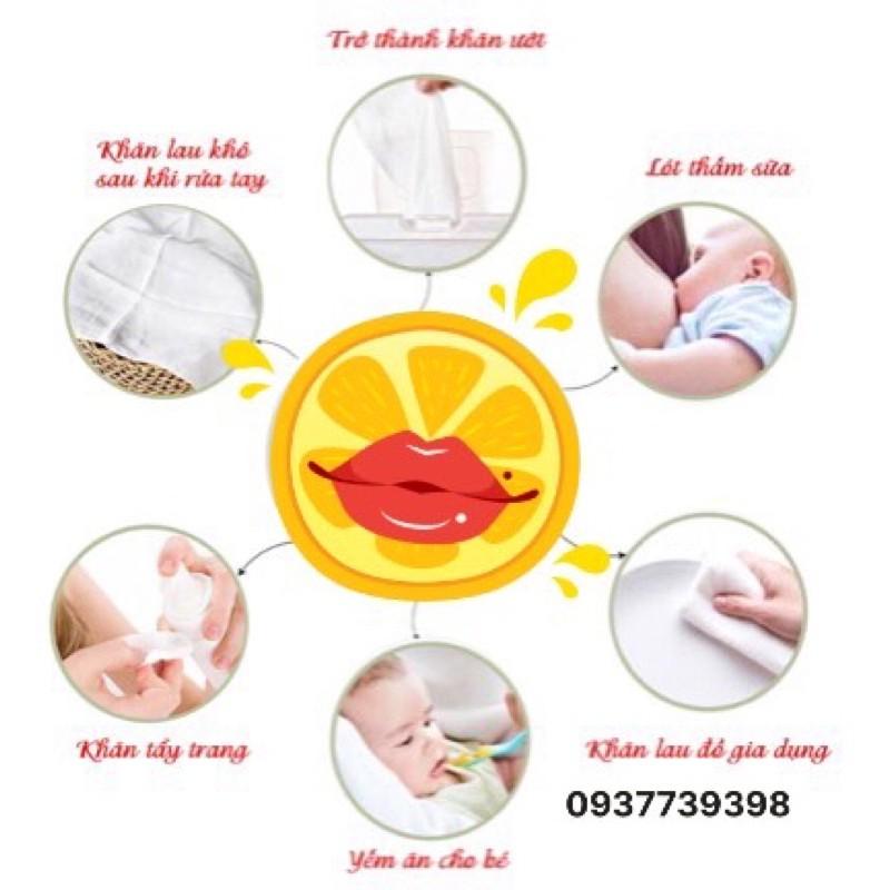 Khăn vải khô đa năng Baby Cariss 500 tờ x 19cm (0,5kg)