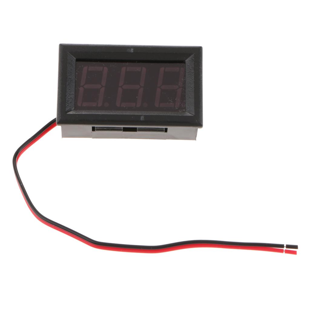 0.56" Digital Volt Meter Voltmeter Panel 2 Wire AC70-500V Reverse Protection