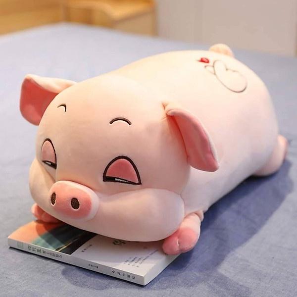 Gấu Bông Heo Phê Cần, Heo Mắt Híp Lợn Ngủ Đờ Đẫn Siêu Đáng Yêu