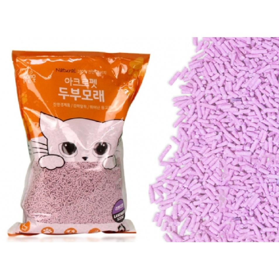 Cát Đậu Nành Vệ Sinh Cho Mèo - Acropet 5L Nhập Khẩu Hàn Quốc | Có thể xả bồn cầu |Tofu