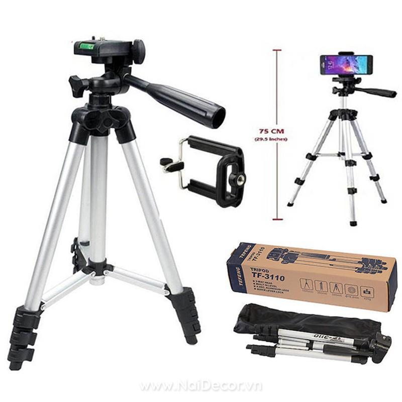 Giá Đỡ Điện Thoại Tripod 3120- GẬY LIVESTREAM 3 CHÂN CỰC HOT (mới về)