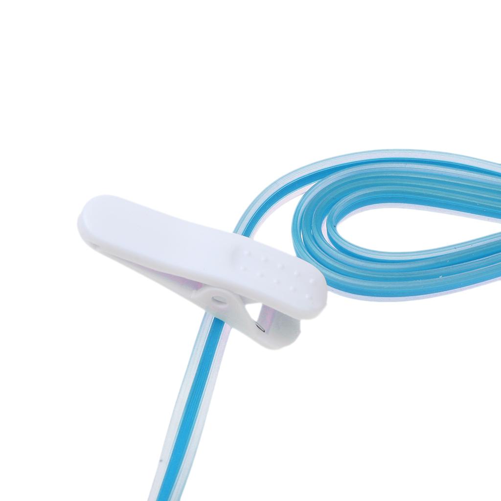 2 Pieces 2 Way Headset Mic Acoustic Tube Earpiece for