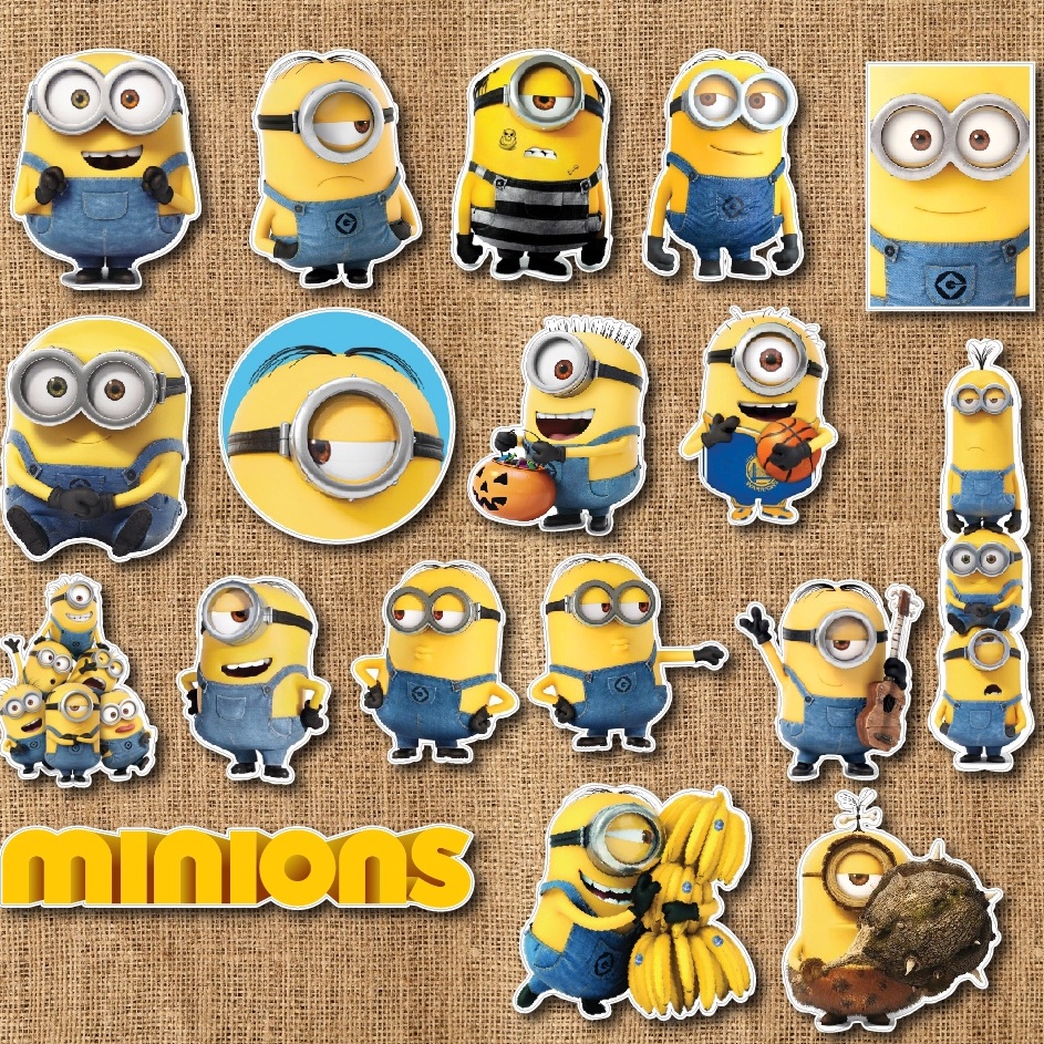 Sticker dán mũ bảo hiểm, laptop chống nước- màu ngẫu nhiên - 7 hình/ tờ