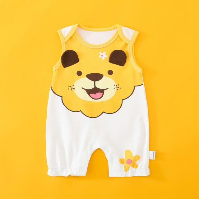 Body Sát Nách cho bé chất Cotton Mềm Mịn mẫu quần áo sơ sinh Bé Trai Bé Gái siêu dễ thương 0 đến 12 tháng