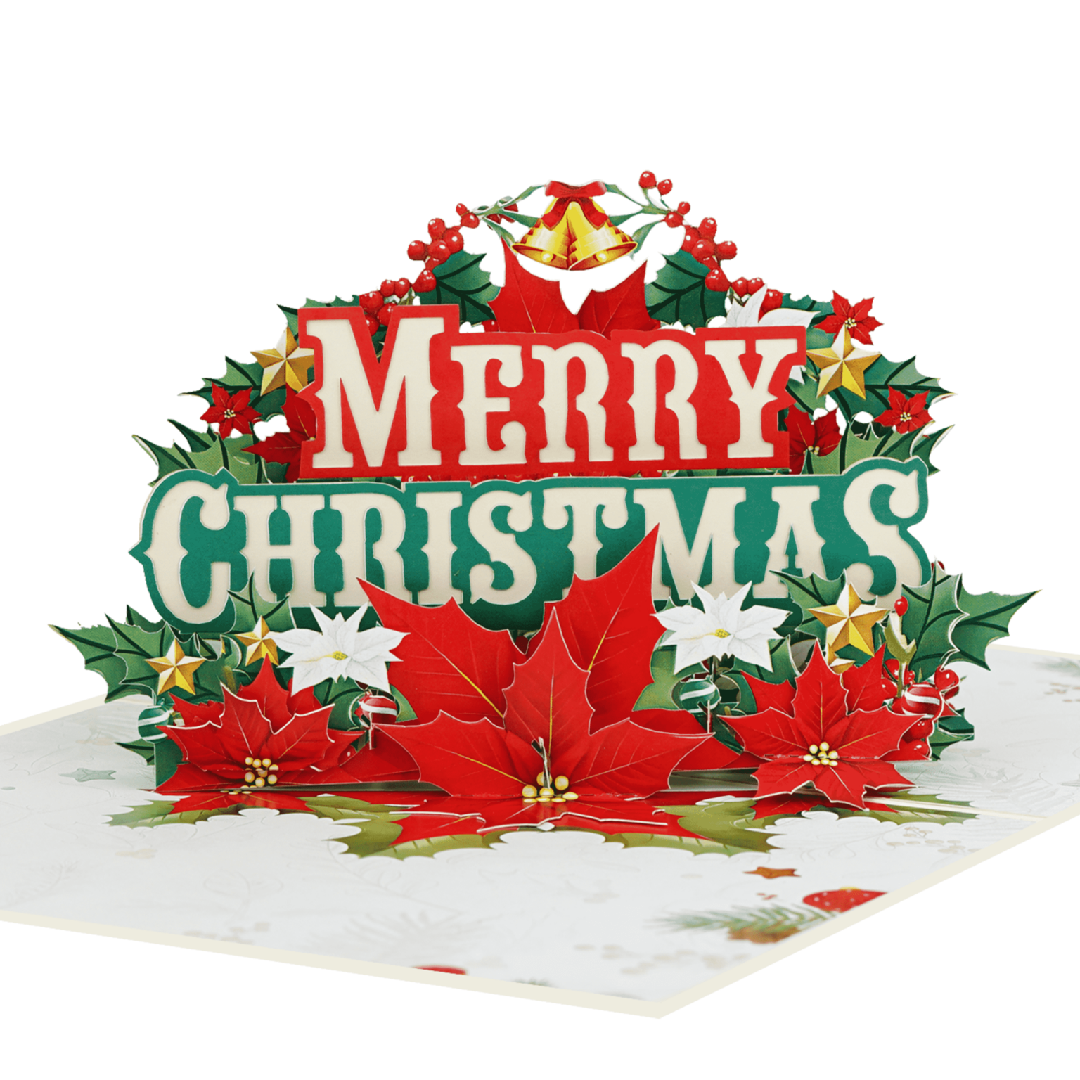 X47 - THIỆP NOEL 3D MERRY CHRISTMAS