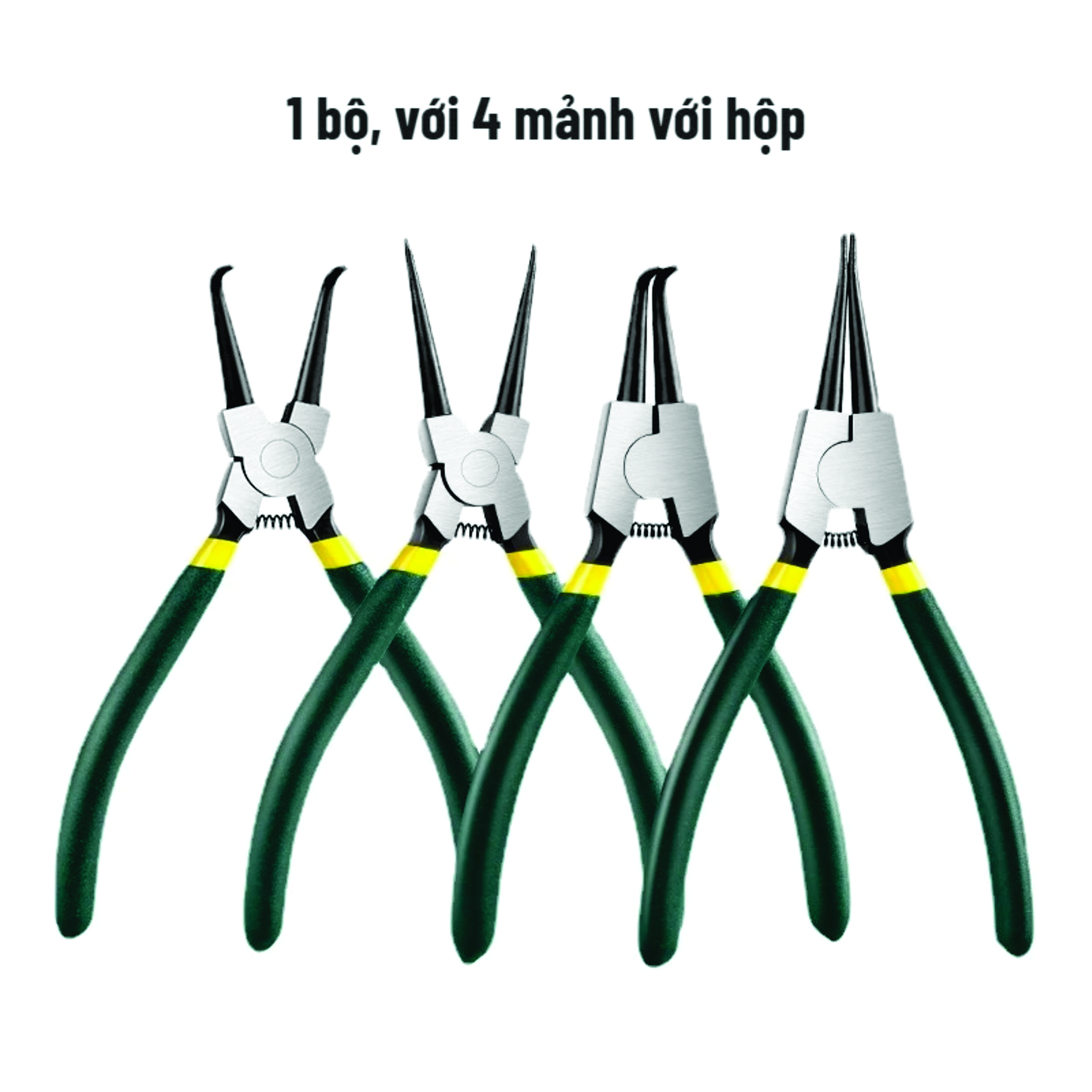 Kìm mở phe trong, phe ngoài, Mũi cong, mũi thẳng, mũi đôi, mũi đơn (kìm phanh) - cỡ 7inch