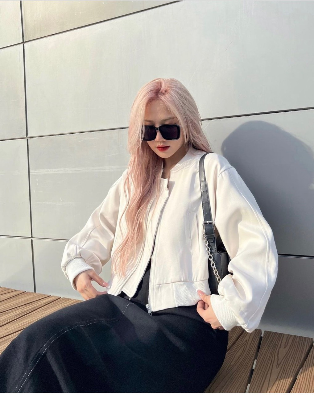 ÁO KHOÁC LỬNG NỮ UNISEX CROPTOP BOMBER THỂ THAO BÓNG CHÀY THUN FORM RỘNG TAY DÀI ĐI CHƠI ĐI TIỆC DẠO PHỐ ĐI BIỂN