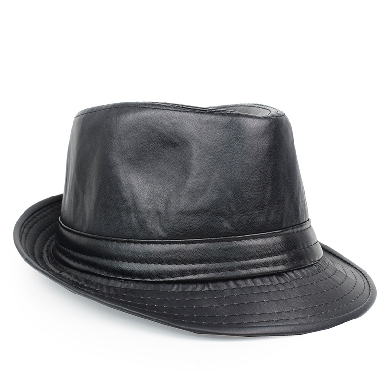 Nón mũ phớt cao bồi nam nữ Fedora comboy chất liệu da Hàng nhập dona23122503