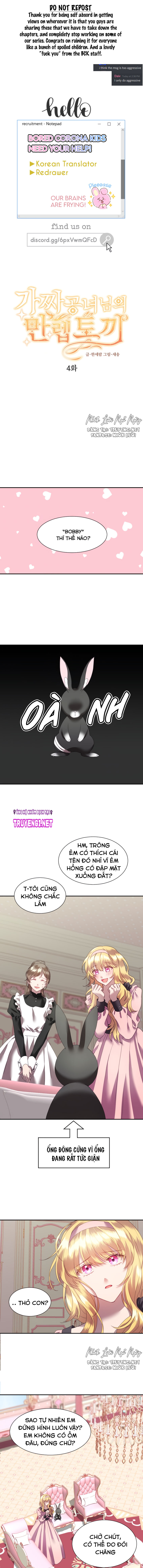 công chúa giả mạo và chú thỏ con chapter 4 1