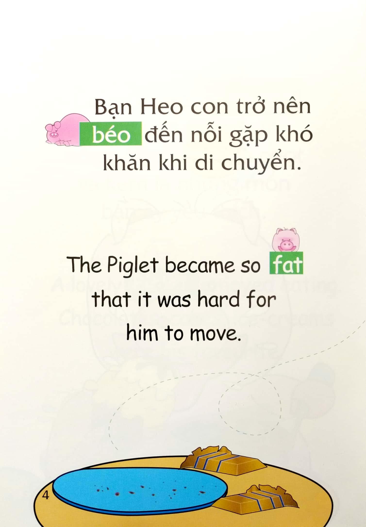 Sách Truyện Tranh Song Ngữ Việt Anh Cho Bé - Ăn Rau Vào Cho Khỏe Hơn Nào