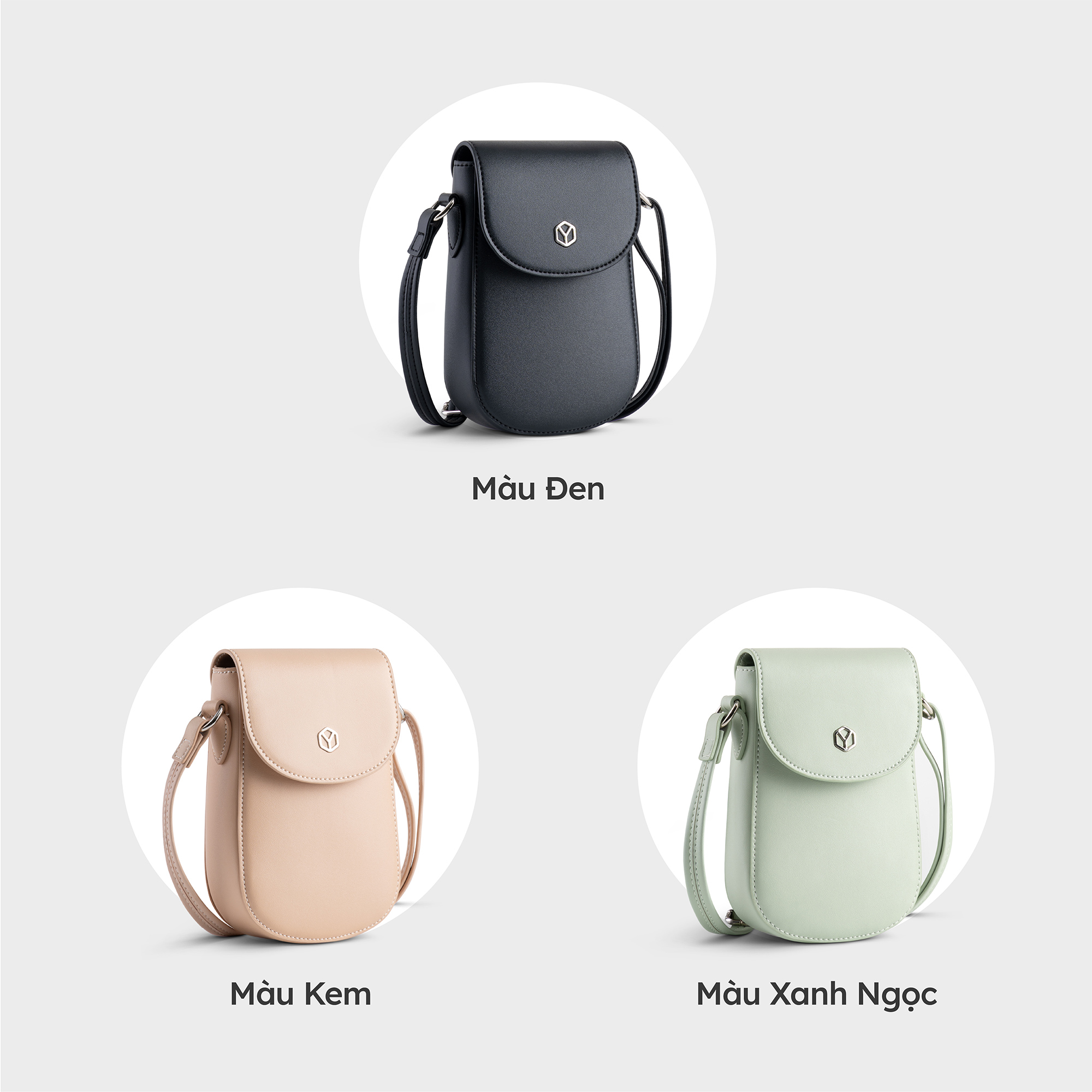 Túi Yuumy ( Thời trang nữ xinh xắn kiểu dáng basic - Túi đeo chéo da Seasand YN216 )