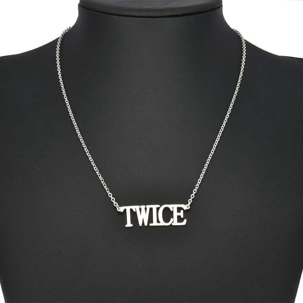 Dây chuyền sợi mắt xích mặt chữ JIN BTS