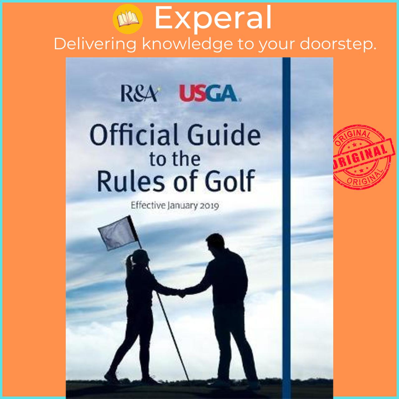Sách - Official Guide to the Rules of Golf by R&amp;A (UK edition, paperback)