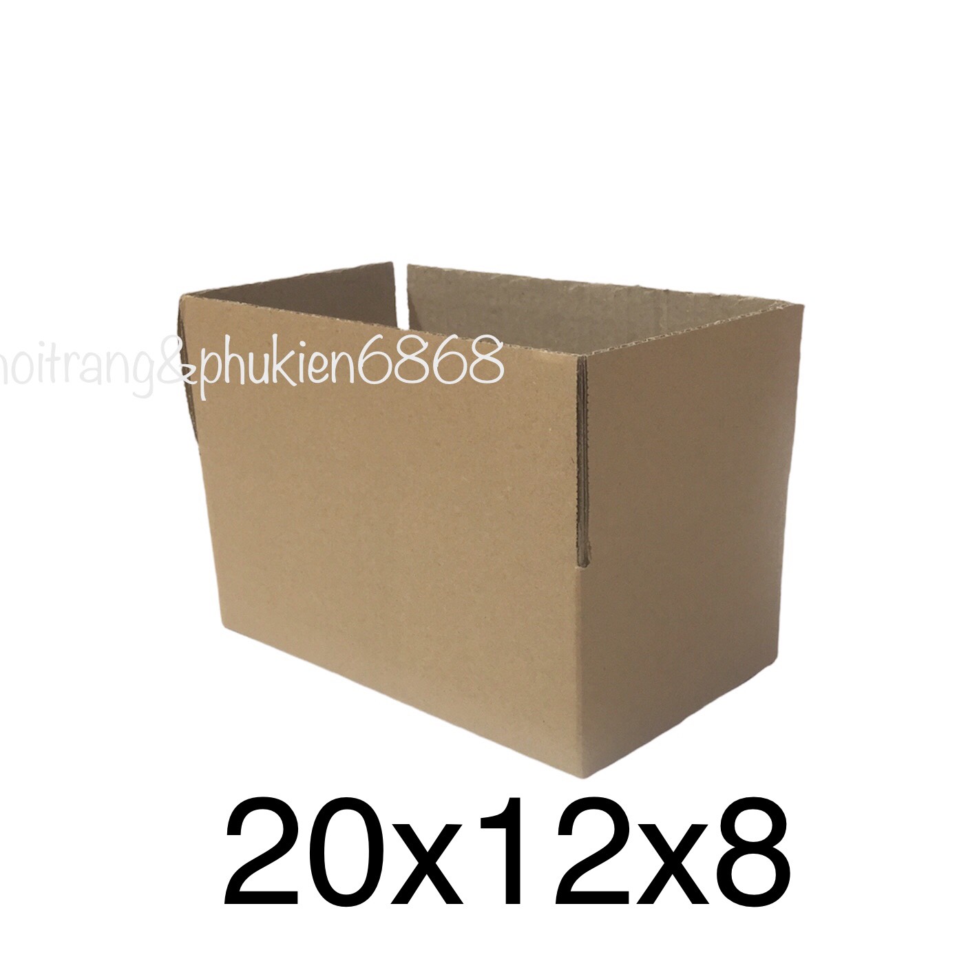 20x12x8 Combo10 hộp carton đóng hàng cỡ nhỏ size 20*12*8