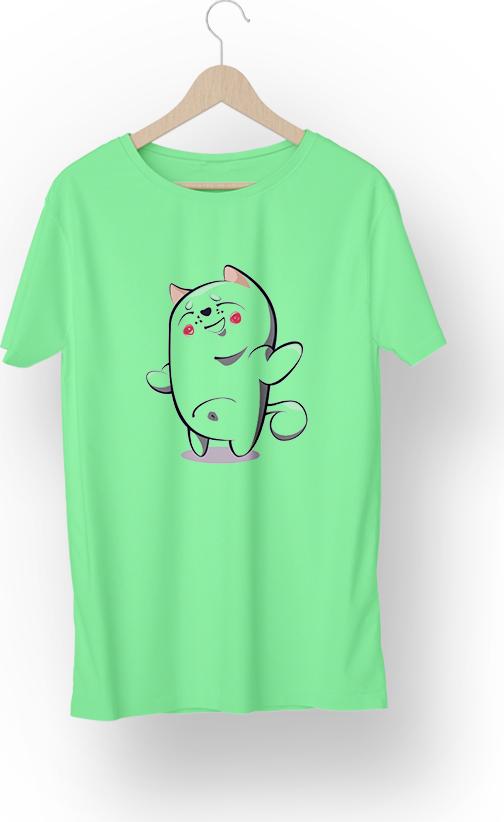 Áo Thun Couple Unisex ATLAN Form Rộng Hàn Quốc Mã TK123 Màu Xanh Lá - S - XXL