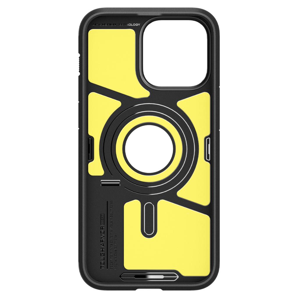 Ốp lưng cho iPhone 15 Pro Max Spigen Tough Armor Magfit tương thích sạc không dây - Hàng chính hãng