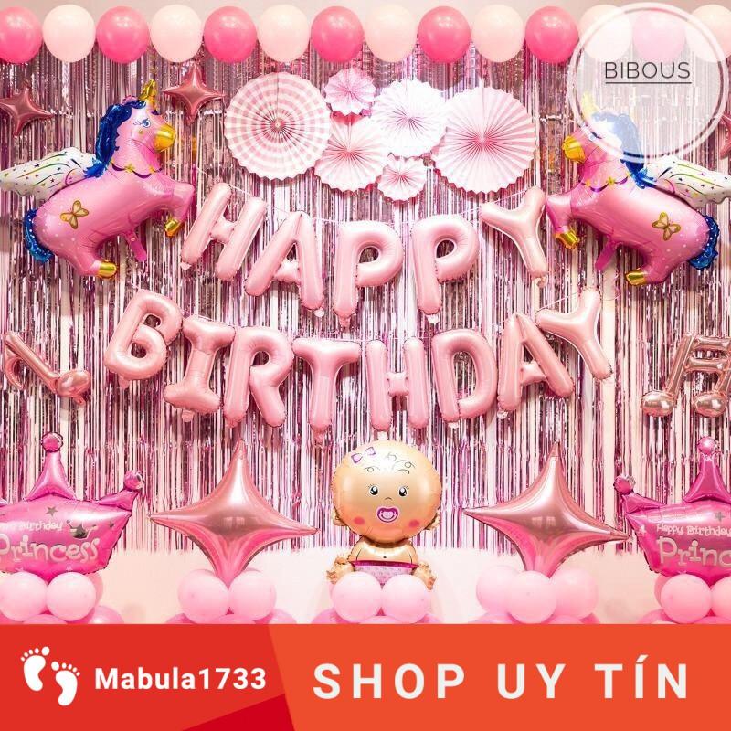 SET TRANG TRÍ SINH NHẬT TUỔI NGỰA GIÁ RẺ - BÓNG BAY SINH NHẬT GIÁ RẺ - SINH NHẬT BÉ TRAI, BÉ GÁI - SINH NHẬT 5 TUỔI