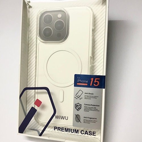 Ốp lưng cho iPhone 15 Pro Max Crystal Mag Safe Shock Chống sốc