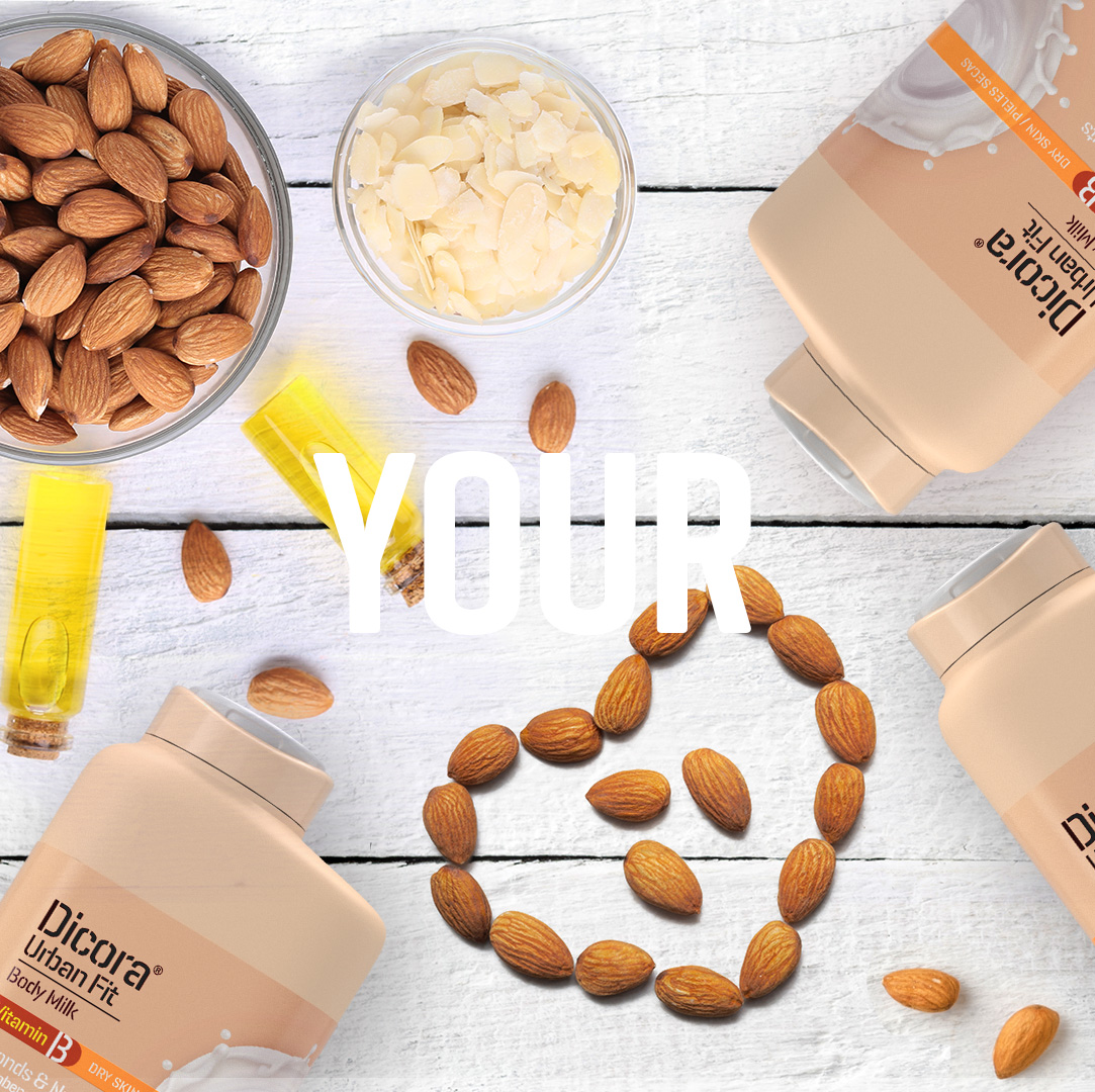 Combo 2 sữa dưỡng thể Dicora Urban Fit almonds &amp; nuts vitamin B hạnh nhân &amp; các loại hạt 400ml gíup làn mịn màng, căng bóng