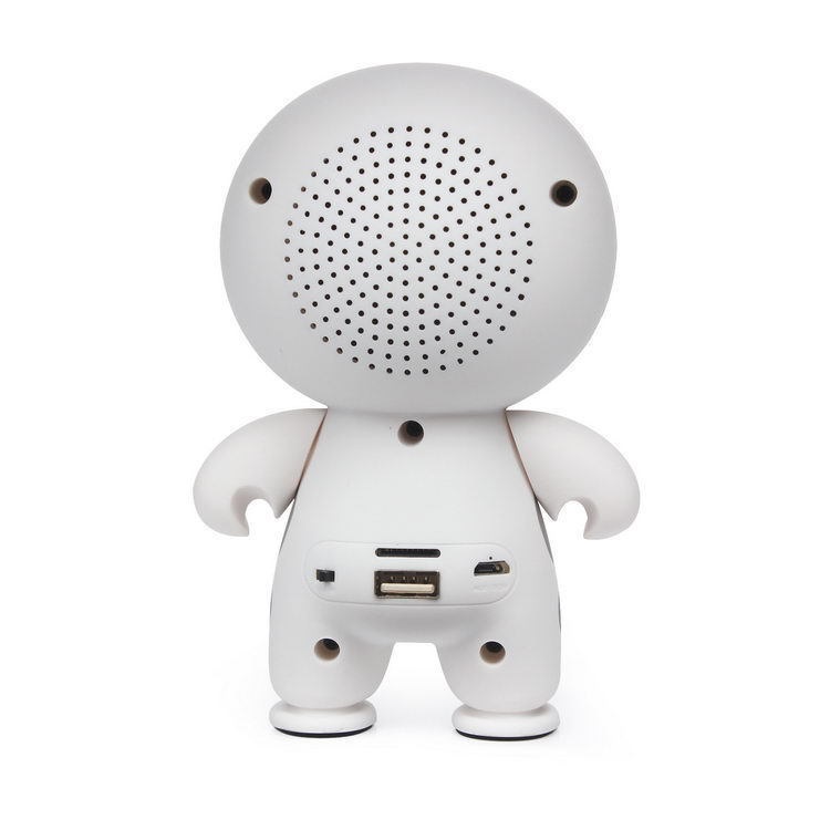 Loai Bluetooth Siêu Trầm Thiết Kế Hình Robot Mini Âm Thanh Sống Động