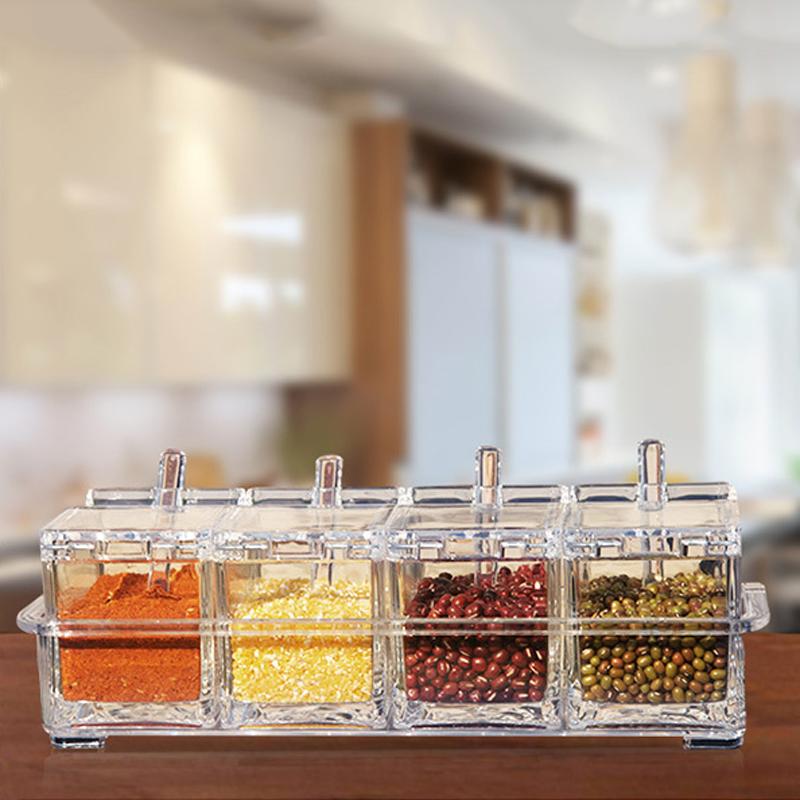 Bộ Hộp Đựng Gia Vị Tiện Lợi Cho Nhà Bếp